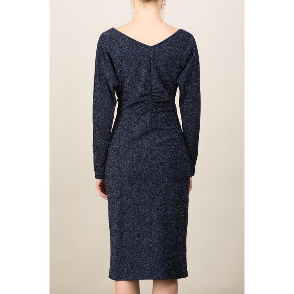 Rachel Comey Midnight Blue Long Sleeve Dress - Picture 4 of 12
